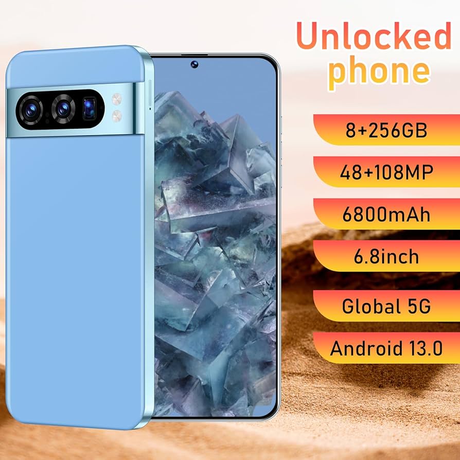 中華phone Android Unlocked Cell Phones Ultra Smartphone Android 13 Phones 8+